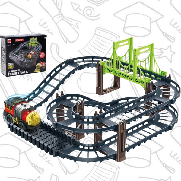 Retro Express – Veliki set sa šinama (38 delova)