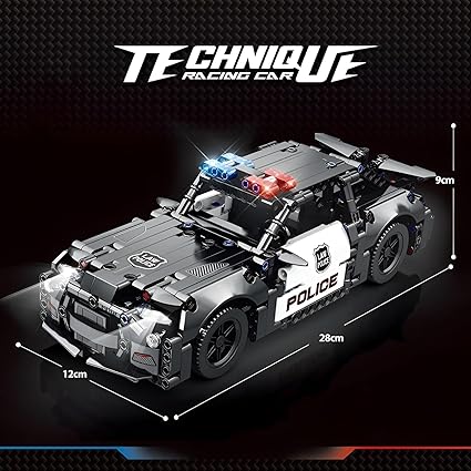 Policijski automobil set za gradnju od 487 delova