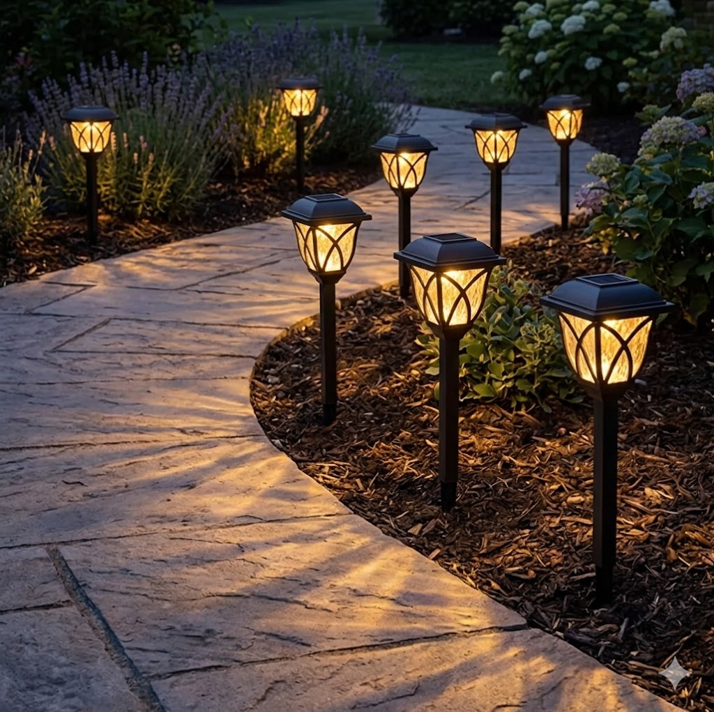 Solarne LED baštenske lampe