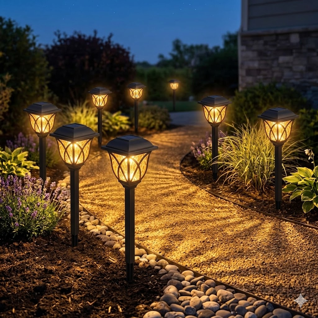 Solarne LED baštenske lampe